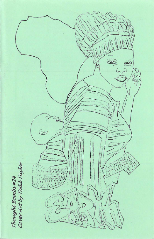 Thought Bombs #24 CoverArt by Todd Taylor